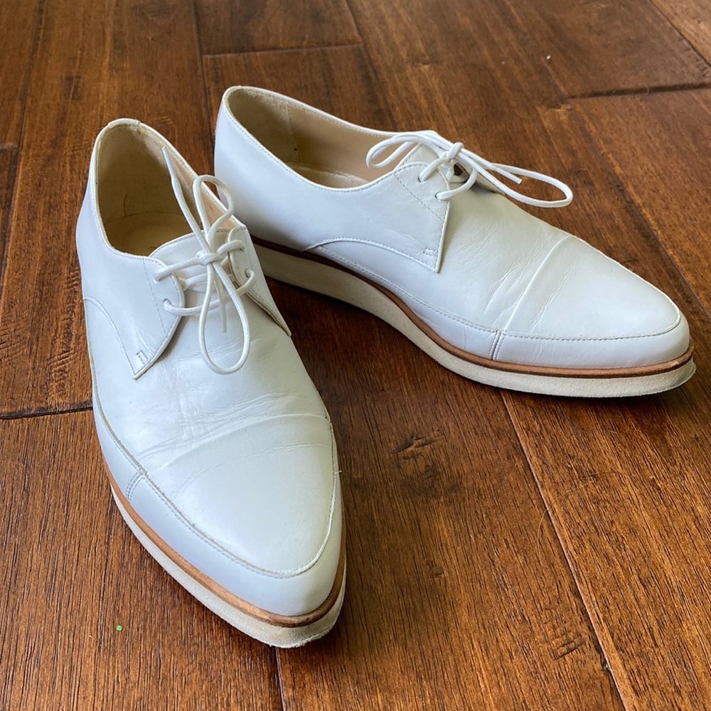 Anne Thomas white Oxford shoes Size 38